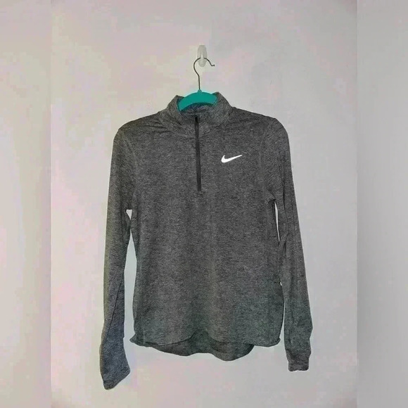 NIKE Running Womens Dry Element 1/2 Zip Running Top, Size S, Gray - Picture 1 of 2